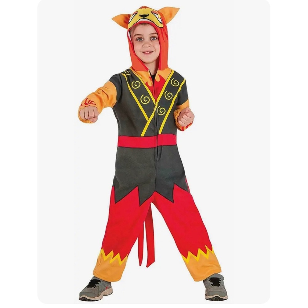 Rubie's Yo-Kai Watch Blazion Child's Halloween Costume Hooded Jumpsuit 8-10 M